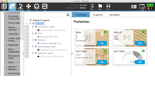 Palettieren mit Cobots