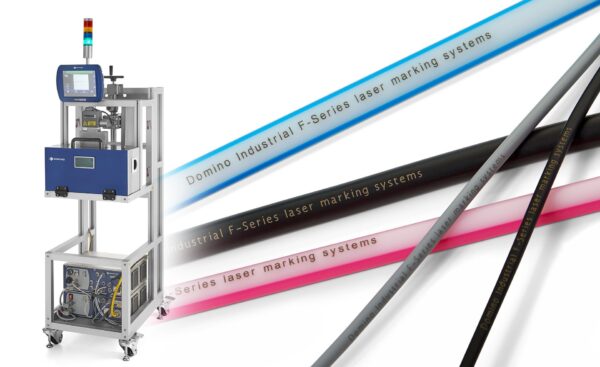 Die Laserbeschriftungsstation für Extrusionsanwendungen von Domino 3D Solutions