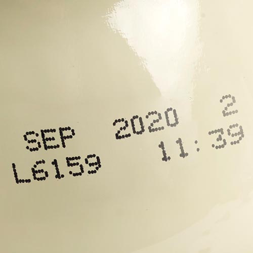 Marking on glass