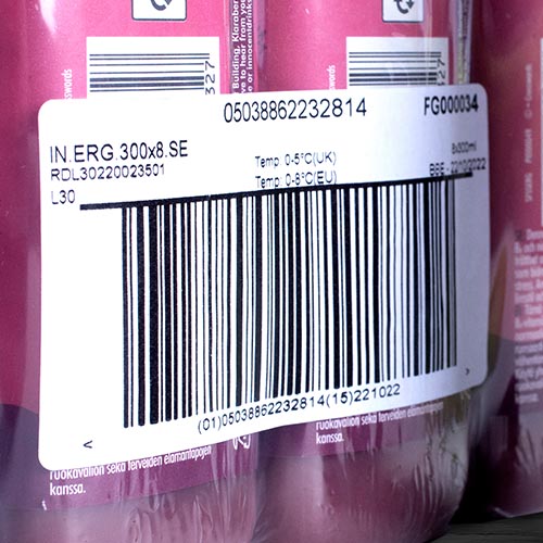 Automatic labeling of packaging