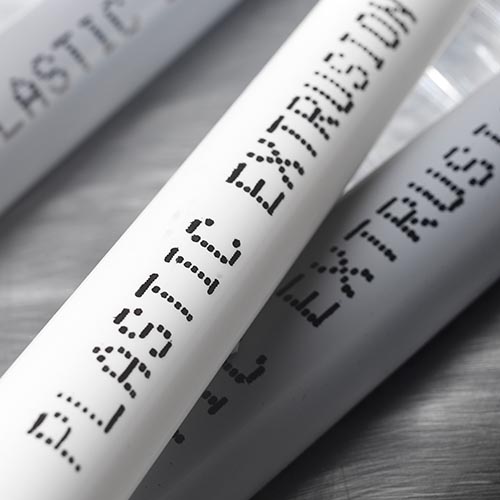 Kabel, Rohre und Extrusionsprodukte kennzeichnen