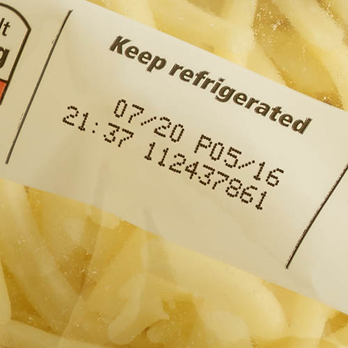 Labeling film packaging