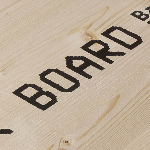 Marking wood and fiberboards