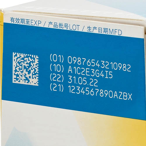 Labeling cardboard packaging