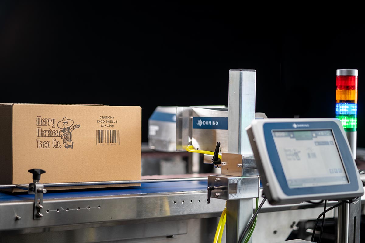 kartonverpackungen5 Labeling cardboard packaging
