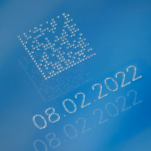 Marking on glass