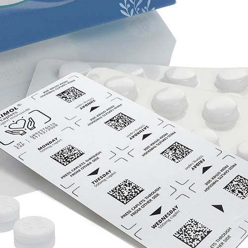 Blisterverpackungen kennzeichnen