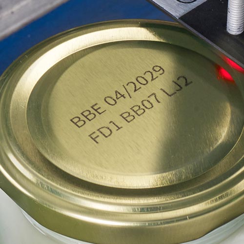 Deckel und Verschlüsse kennzeichnen