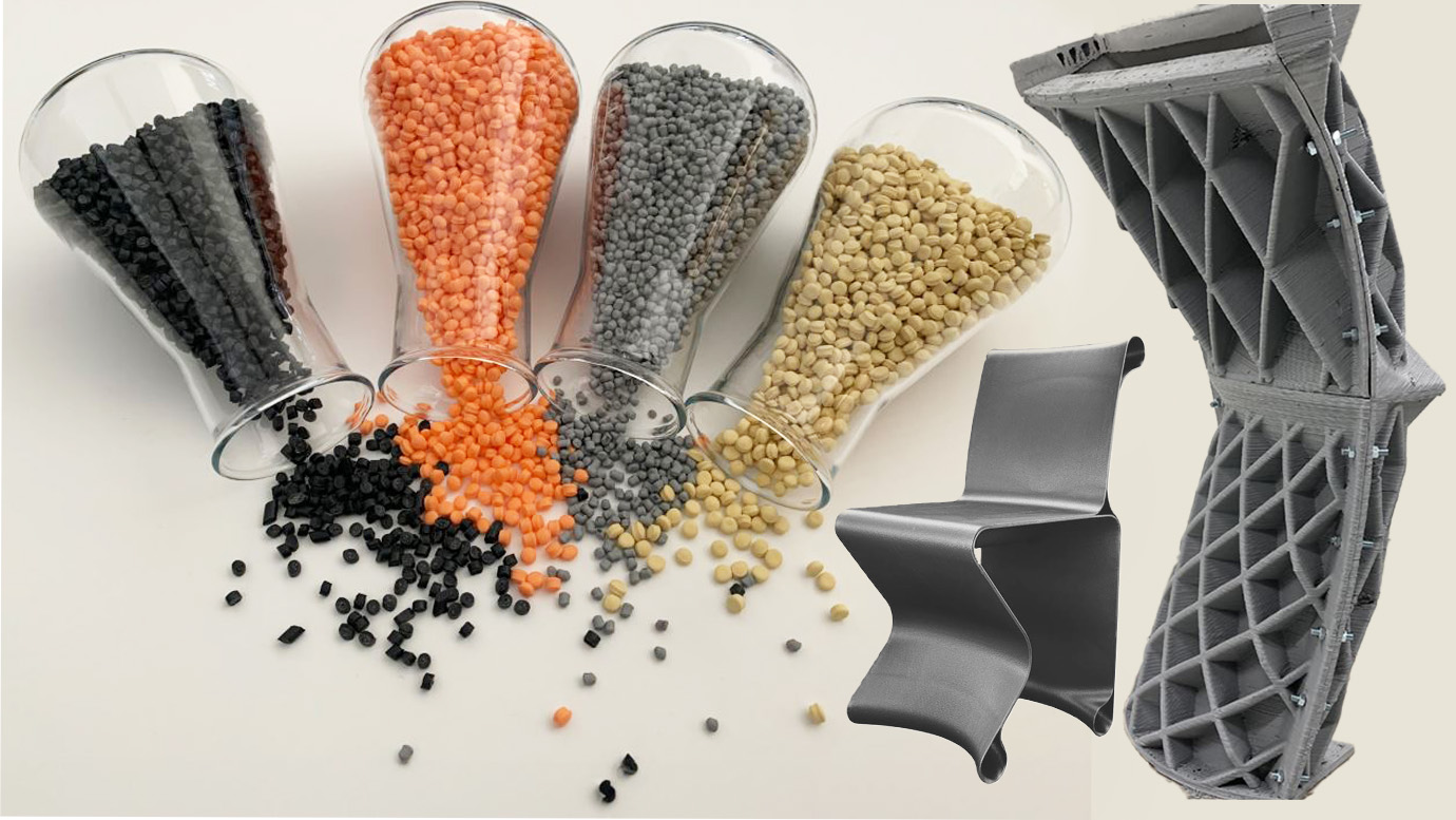 FGF Pellet 3D printer (Fused Granulate Fabrication)