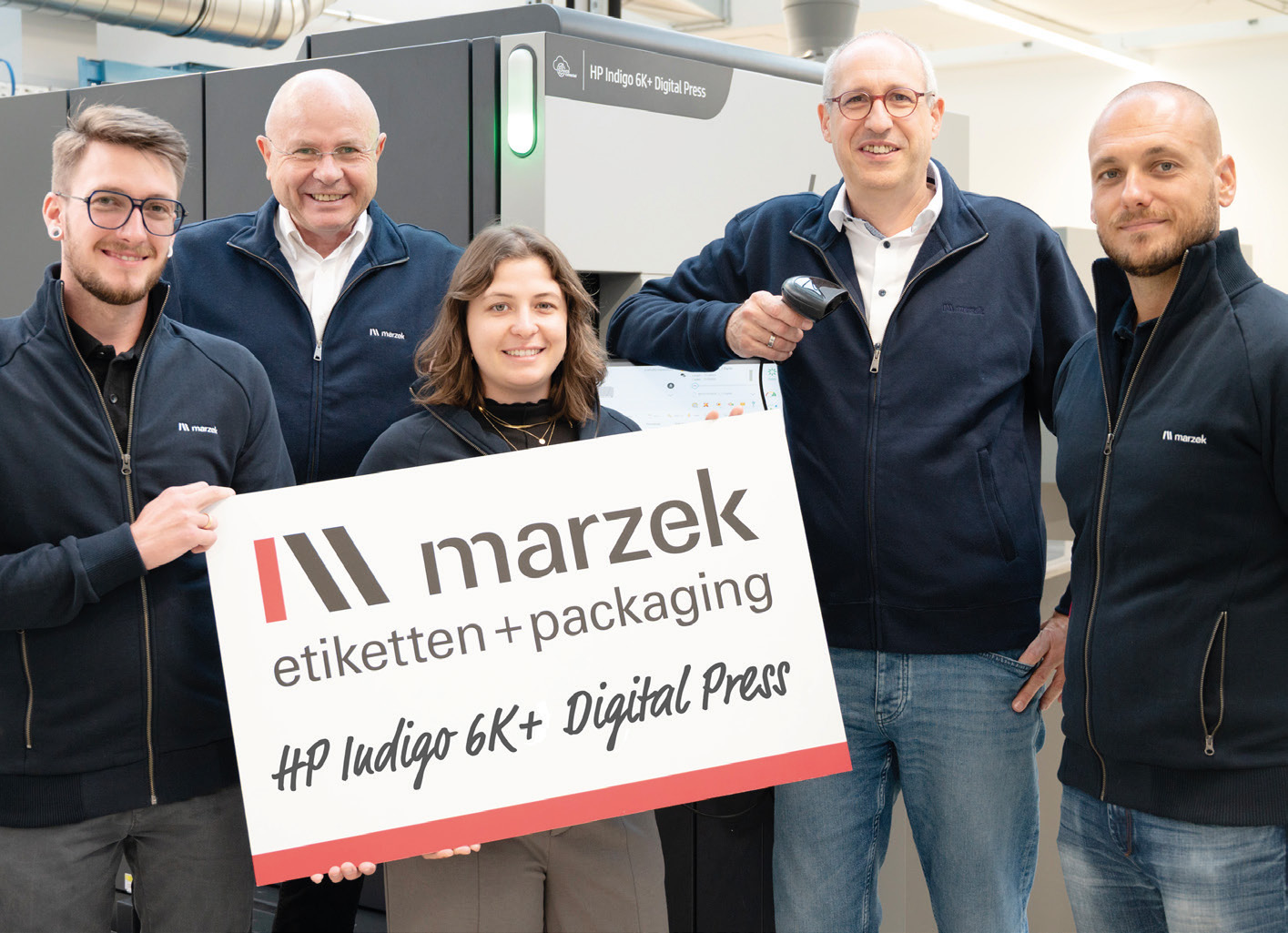 Weltneuheit in Traiskirchen - HP Indigo 6K+ bei Marzek Etiketten+Packaging Etikettendruck