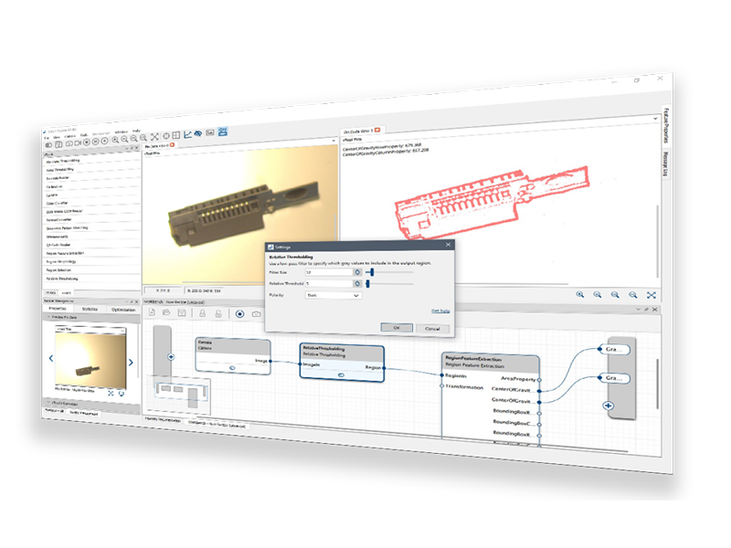 vtools Ispezione dei codici a barre e dei codici 2D in produzione