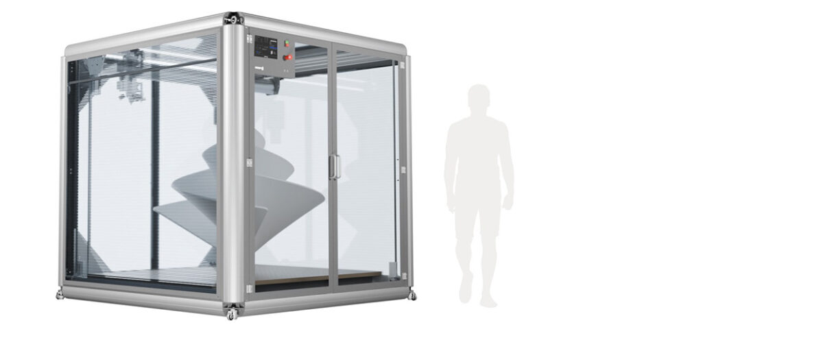 Cubo HDP von WASP: 3D-Grossdruck mit recyceltem Kunststoff 3D Solutions