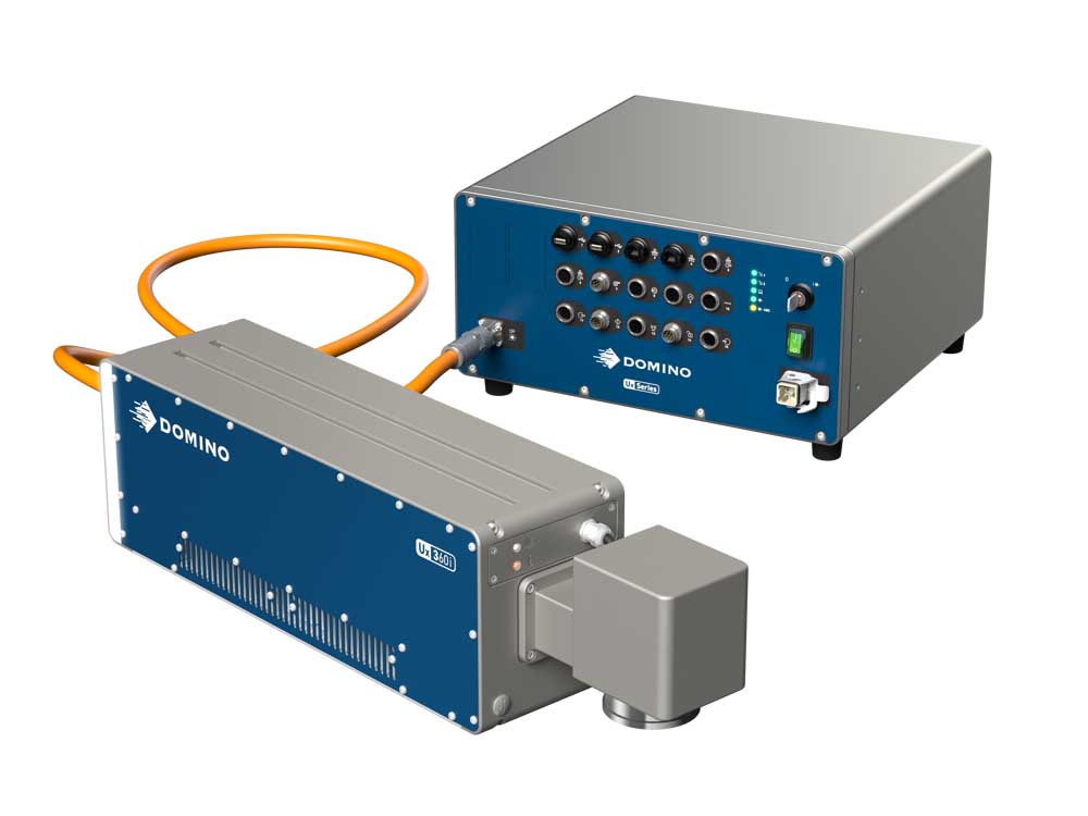 Ux360i laser head, controller and cable Domino Ux360i | UV-Laser